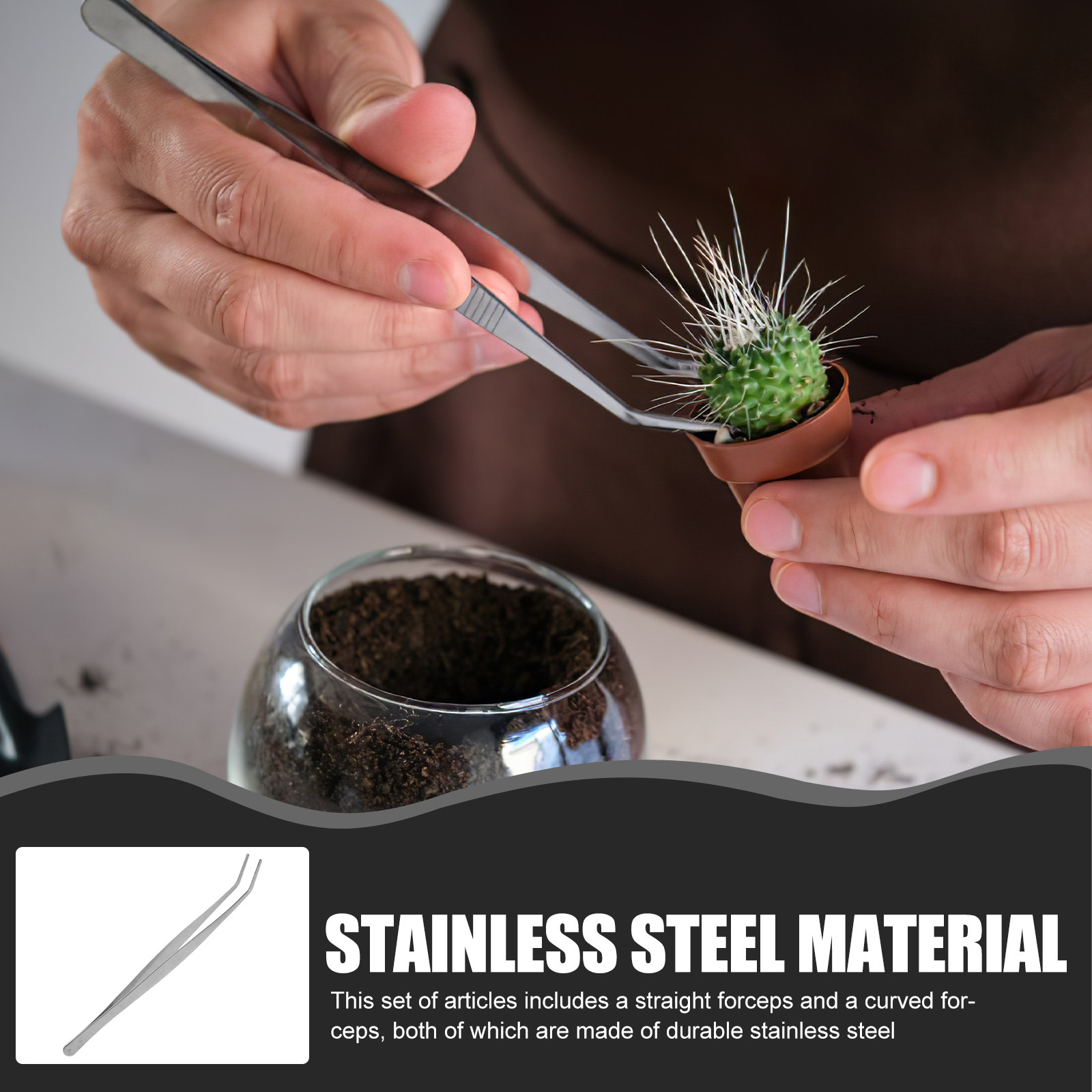 Zestaw 2 szt. pęset ze stali n – Feeding Tong Stainless recenzja i cena